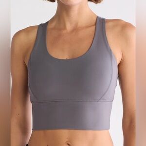 Purple Women's Racerback Athletic Crop Top Size Medium